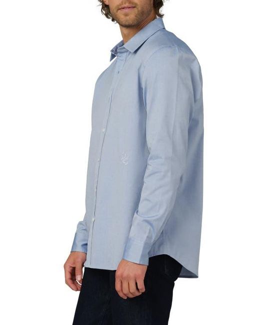 Joe's Jeans Blue The Grant Monogram Button-Up Shirt for men