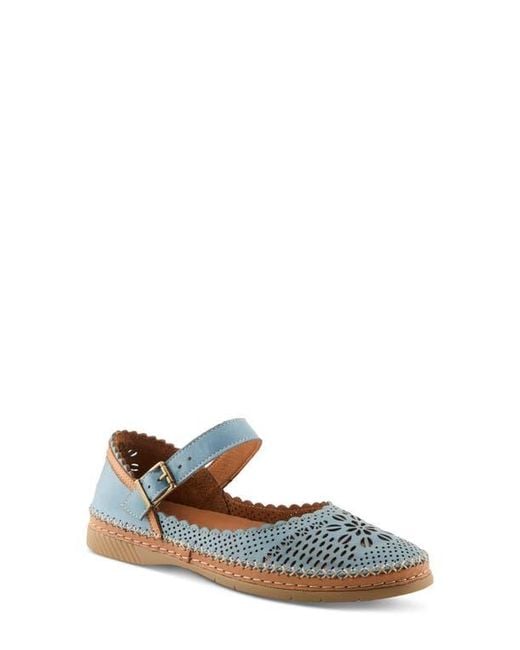 Spring Step White Zabelle Mary Jane Flat