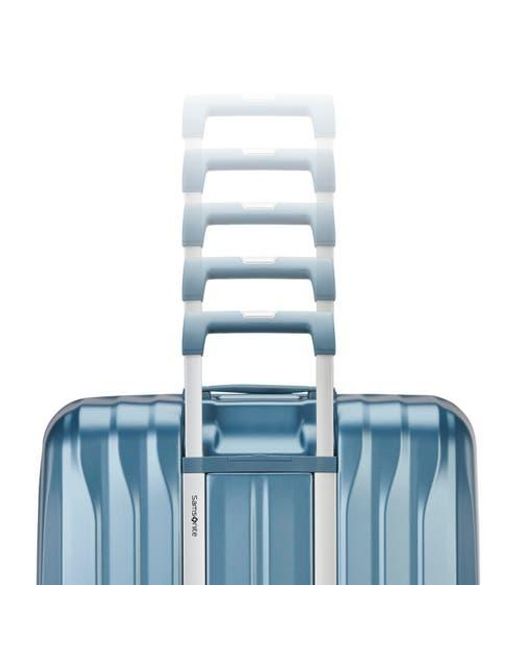Samsonite Blue Uplift Hardside 32 X-Large Checked Spinner Luggage