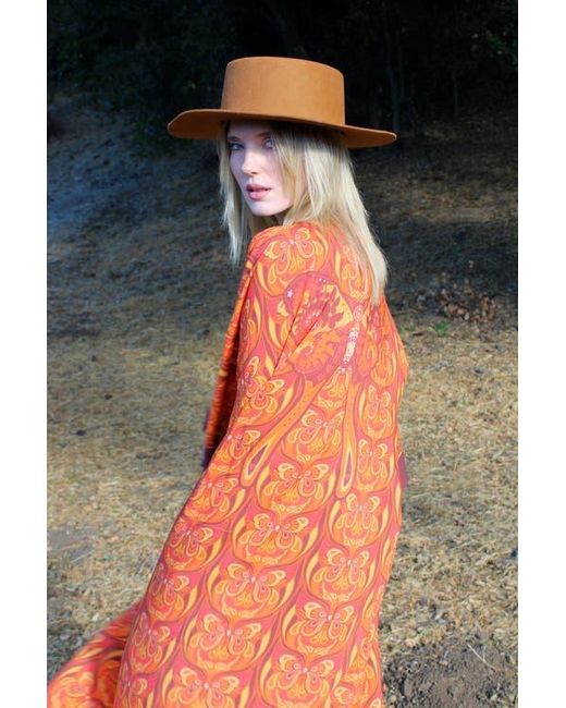 Henelle Orange Duster Robe