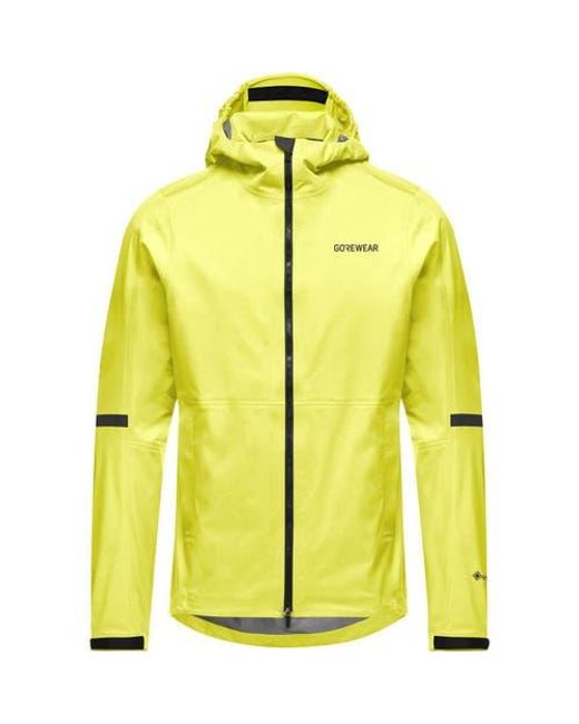 Gore Wear Yellow Lupra 2.0 Gore-Tex Hooded Jacket for men
