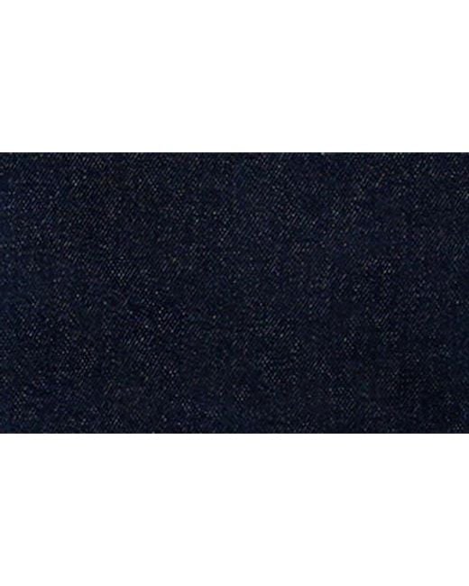 Mango Blue Fitted Crop Denim Jacket