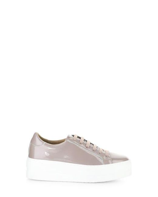 Bos. & Co. White Maya Platform Sneaker