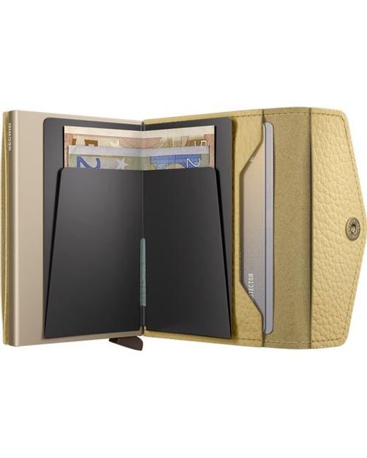 Secrid Yellow Envelope Wallet Pebble