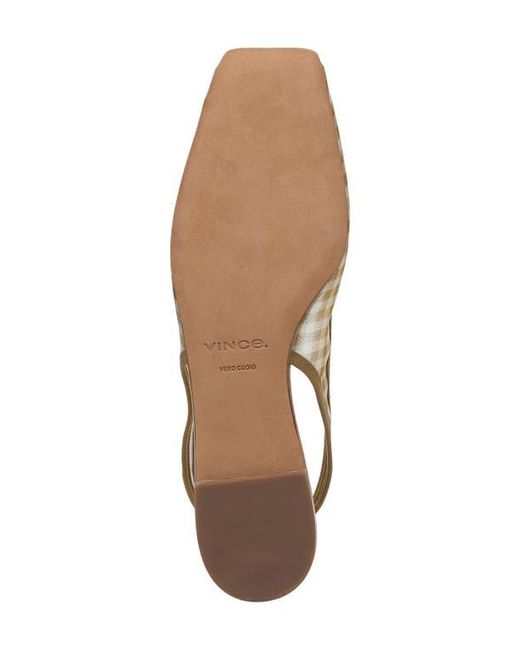 Vince Natural Daphne Ii Slingback Flat
