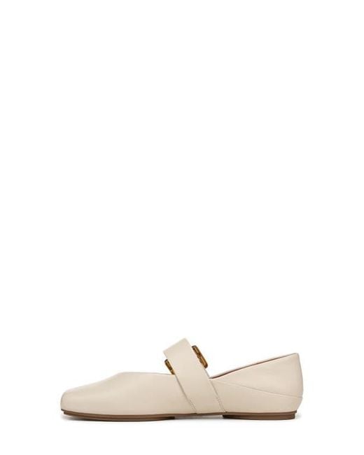 Franco Sarto Natural Oakes Square Toe Flat