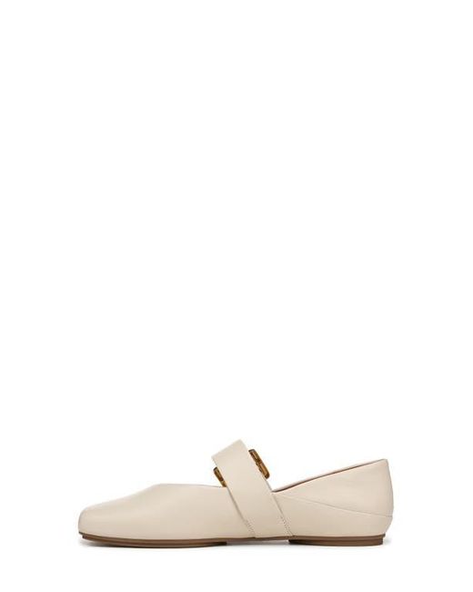 Franco Sarto Natural Oakes Square Toe Flat