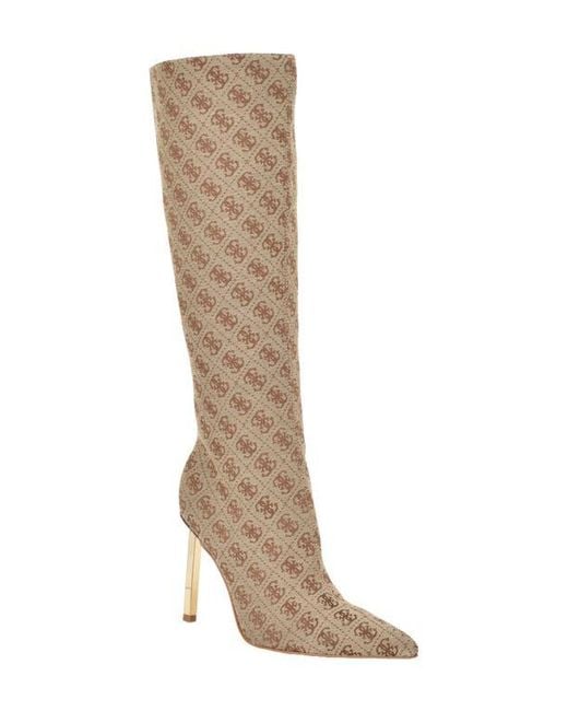 Guess Brown Candeley Knee High Boot