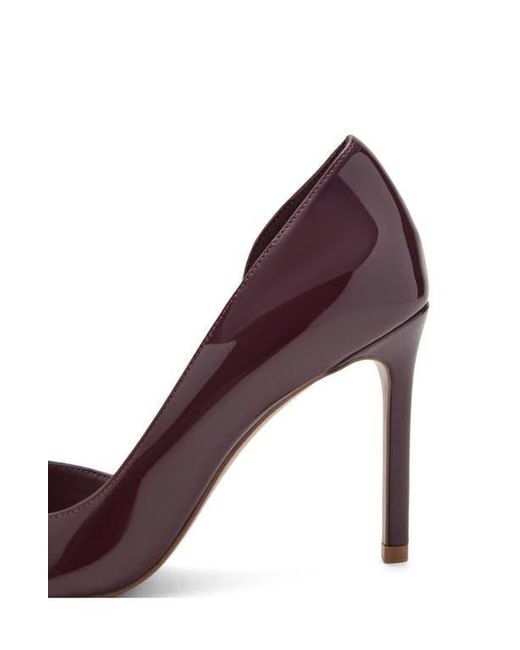 Mango Purple Audrey Half D'Orsay Pump