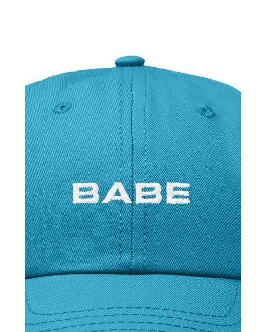 Alix Blue Babe Embroidered Cap