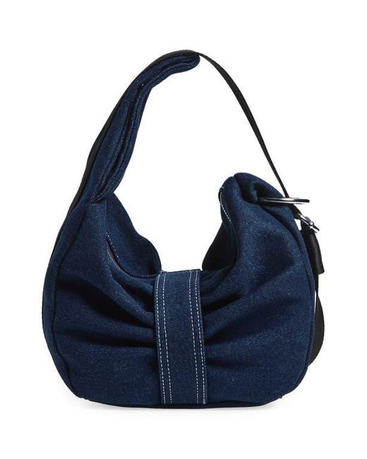Simone Rocha Mini Bow Sateen Sling Bag in Blue | Lyst