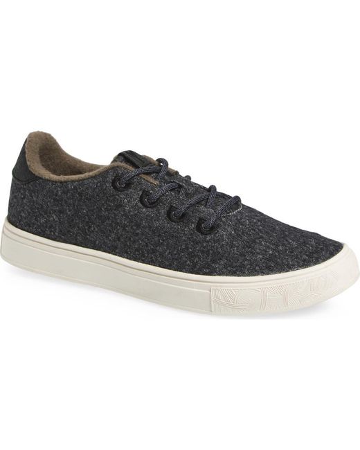 YY Nation Black Cirro Wool Blend Water Resistant Low Top Sneaker