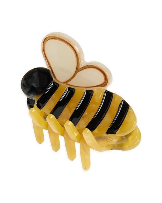 Solar Eclipse Yellow Mini Bee Claw Clip