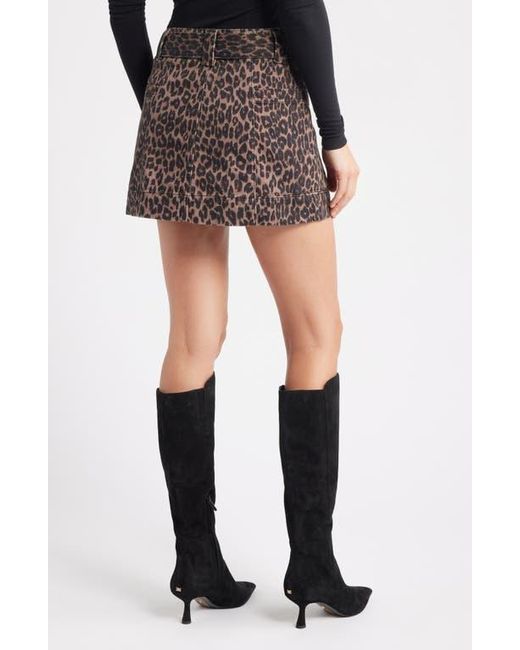Rails Brown Deanna Belted Skirt