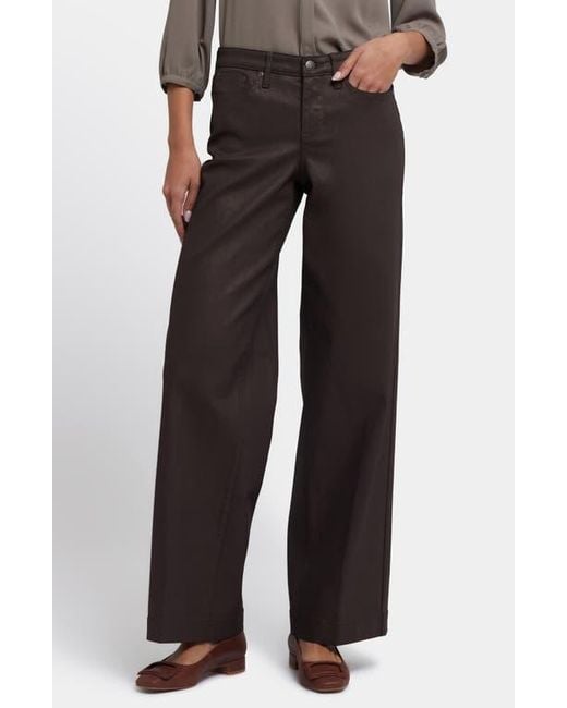 Black Coated Jeans Nydj Jeans Black NYDJ Women's Black Teresa High