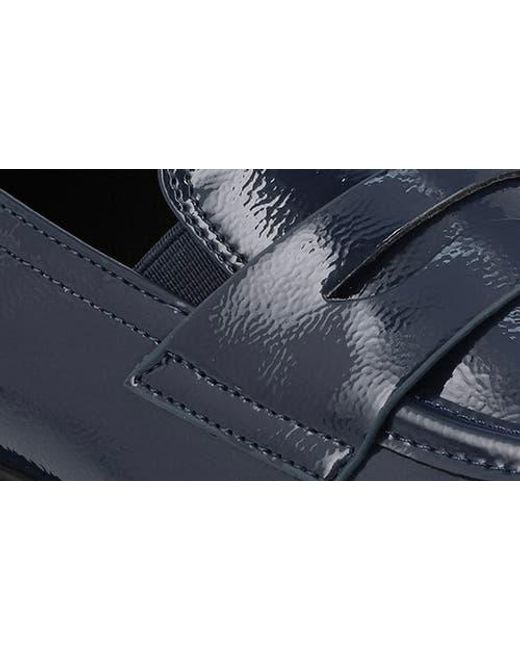 MIA Blue Yoani Lug Sole Penny Loafer