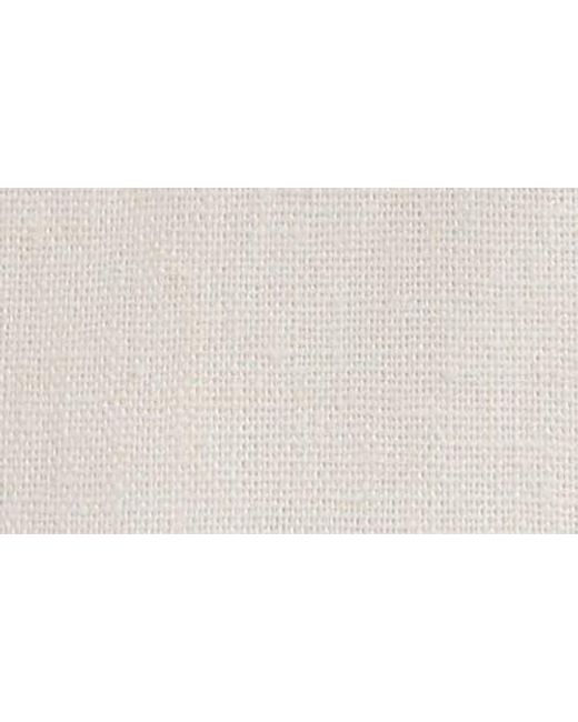 Wayf White Naomi Linen Blend Vest