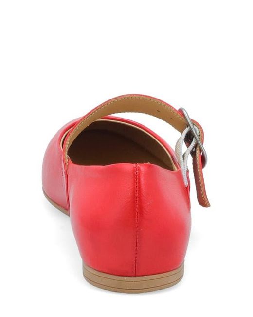 Miz Mooz Red Kaity Mary Jane Flat