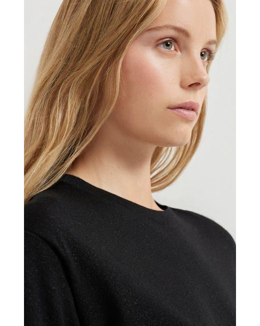 Brunello Cucinelli Black Cashmere And Silk Lightweight Sweater
