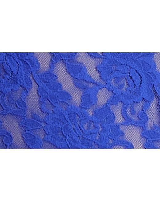 Hanky Panky Blue Signature Lace V-front Cheeky Briefs