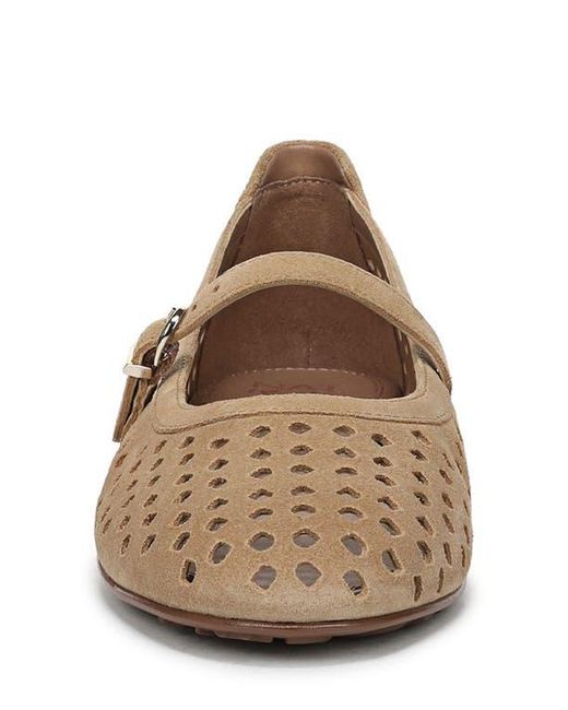 Naturalizer Brown Aria Perforated Mary Jane Flat