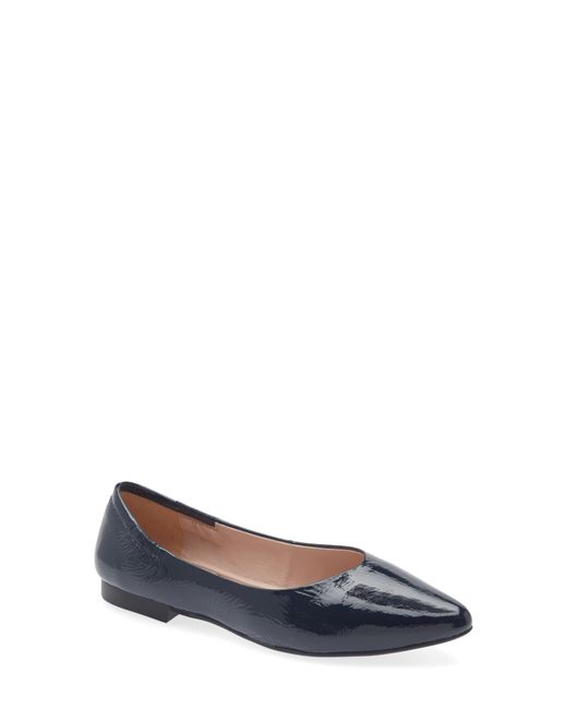 Cordani Blue Mavis Pointed Toe Flat