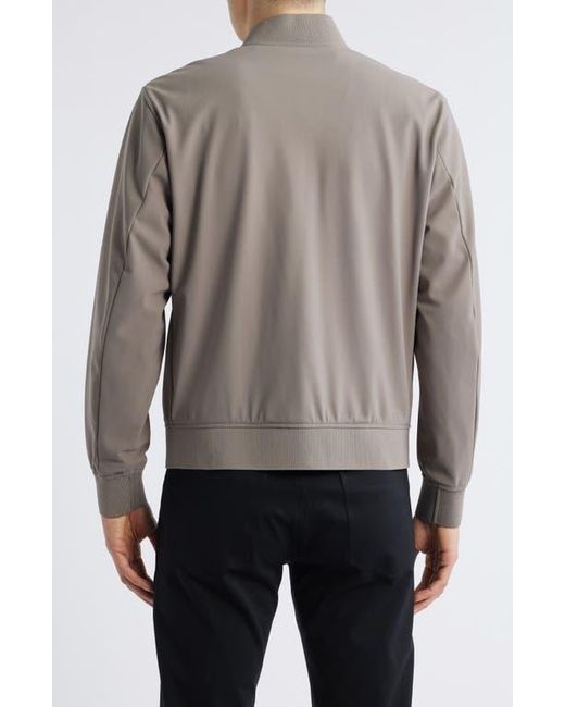 Theory Gray Murphy Precision Bomber Jacket for men