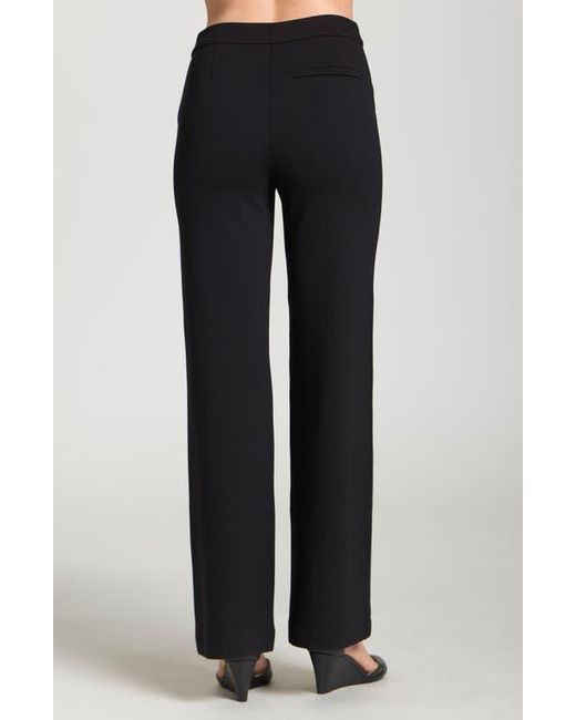 Apny Black Pintuck Pleat Pants