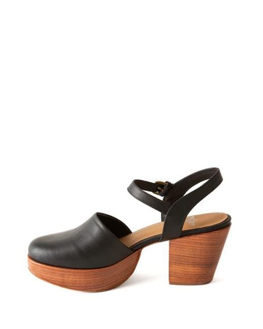 Fortress Black Willow Mary Jane Platform Clog