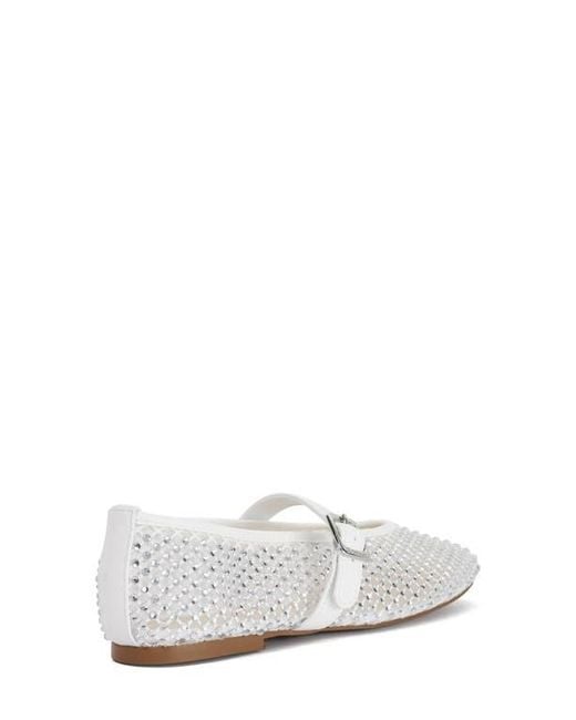 Dune White Haislee Mary Jane Flat