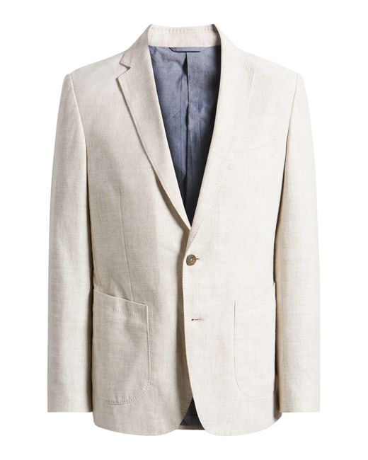 Rodd & Gunn White Chaslands Cotton & Linen Sport Coat for men