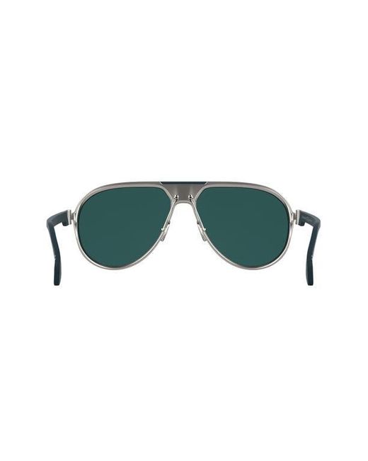 Canada Goose Green 60Mm Aviator Sunglasses