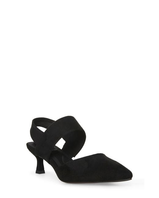 Anne Klein Black Intime Pointed Toe Pump