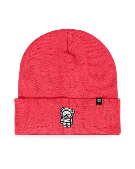Alix Red Ice Bear Beanie for men