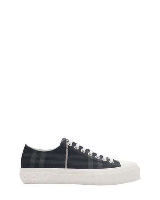 Burberry White Jack Check Sneaker for men