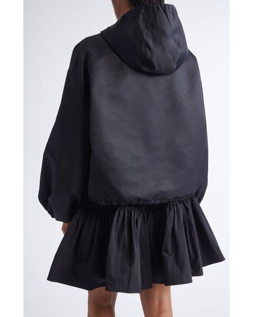 CECILIE BAHNSEN Black Beverly Technical Nylon Anorak
