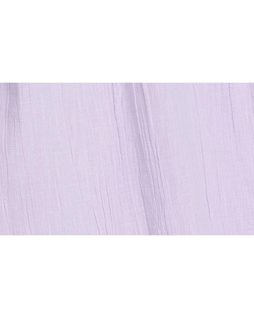 Billabong Purple ' Summer Side Collection On The Coast Cutout Cotton Maxi Dress