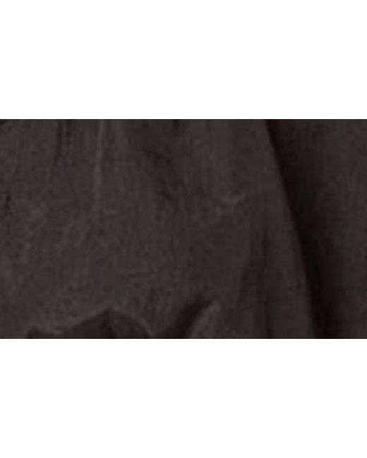 Edikted Black Strapless Rib Bubble Hem Minidress