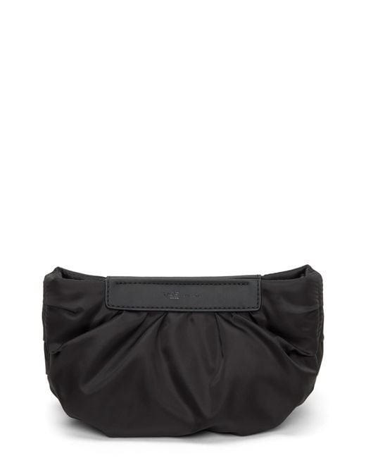 VEE COLLECTIVE Black Caba Cloud Recycled Polyester Clutch