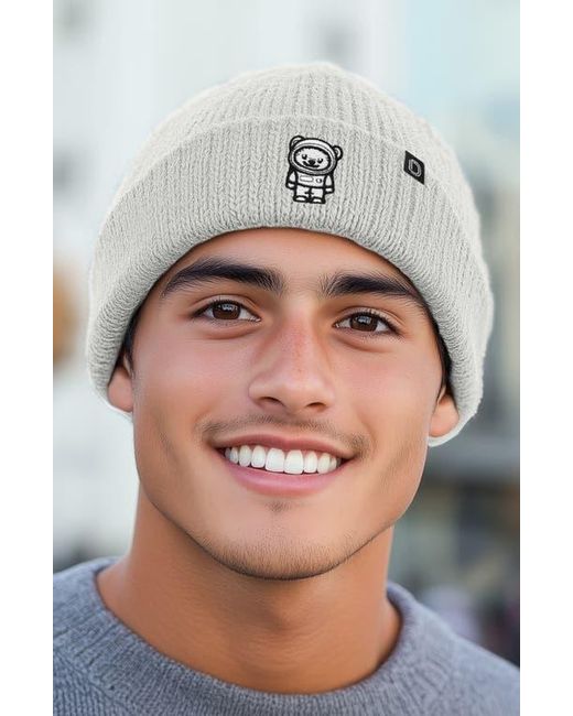 Alix Gray Ice Bear Beanie for men
