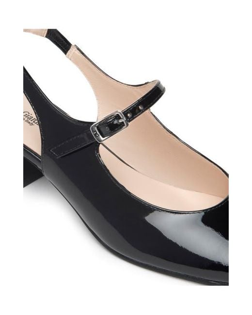 Nero Giardini White Slingback Block Heel Pump
