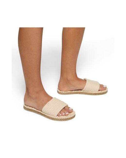 Roxy White Shoresoft Slide