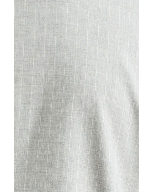 Zegna Gray 14milmil14 Regular Fit Pinstripe Wool Suit for men