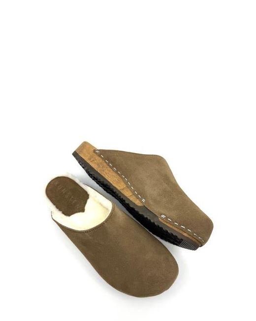 KUNSTEN Multicolor Ella Genuine Shearling Lined Clog