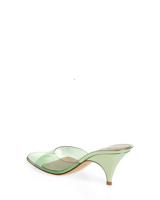 Gianvito Rossi Green Sofia 70 Mule