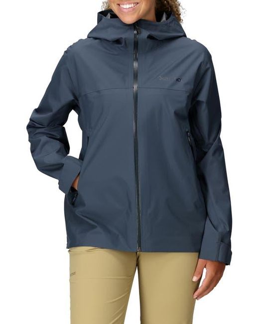 Marmot Blue Minimalist Pertex Waterproof Hooded Jacket