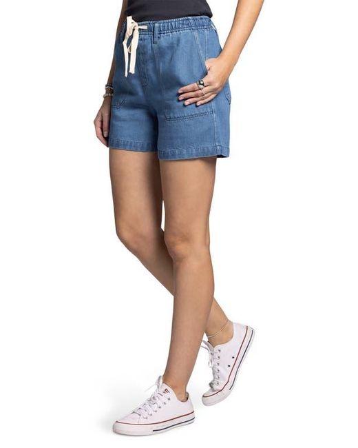 Thread & Supply Blue Laverne Drawstring Shorts