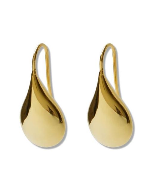 Argento Vivo Sterling Silver Metallic Teardrop Earrings