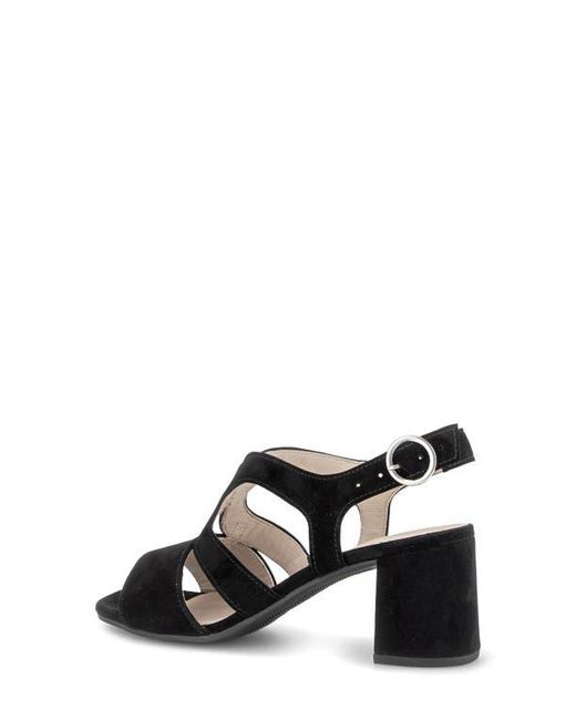 Gabor Black Ankle Strap Sandal