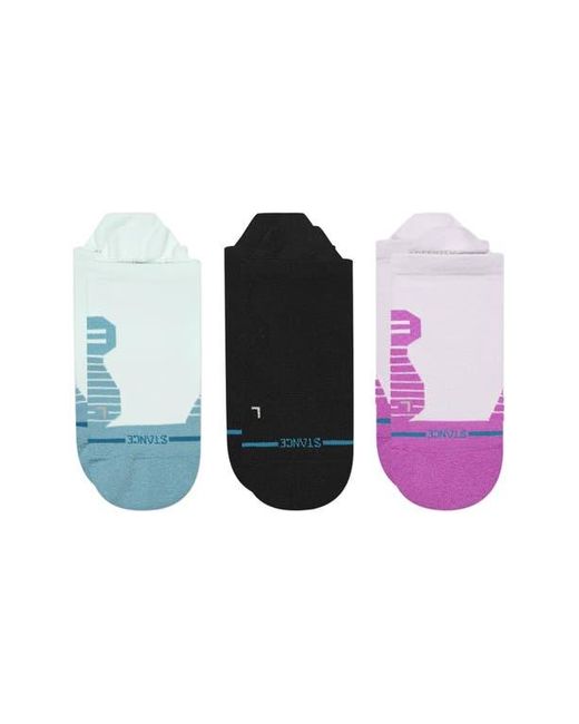 Stance Black Fusion Assorted 3-Pack No-Show Socks